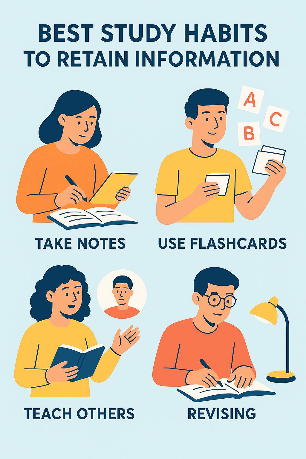 Best study habits to retain information