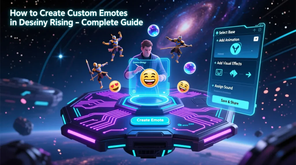 How to Create Custom Emotes in Destiny Rising – Complete Guide