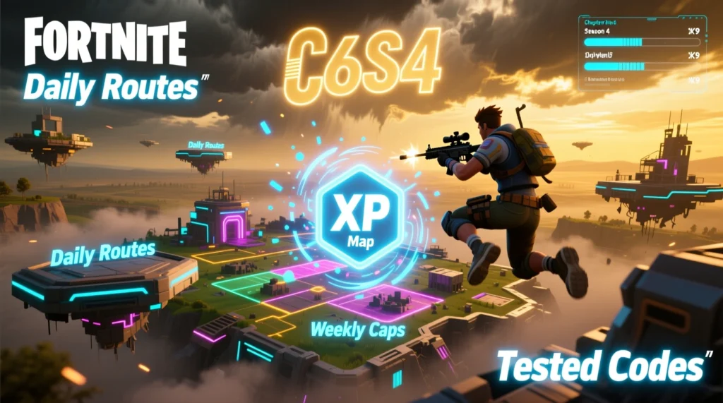 Fortnite C6S4 XP Maps: Level Up Fast with Tested Codes, Weekly Caps, and Daily Routes