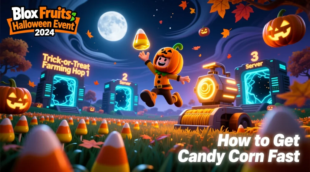 How to Get Candy Corn Fast in Blox Fruits: Trick‑or‑Treat Farming Route, Best Server Hops, and Event Tips