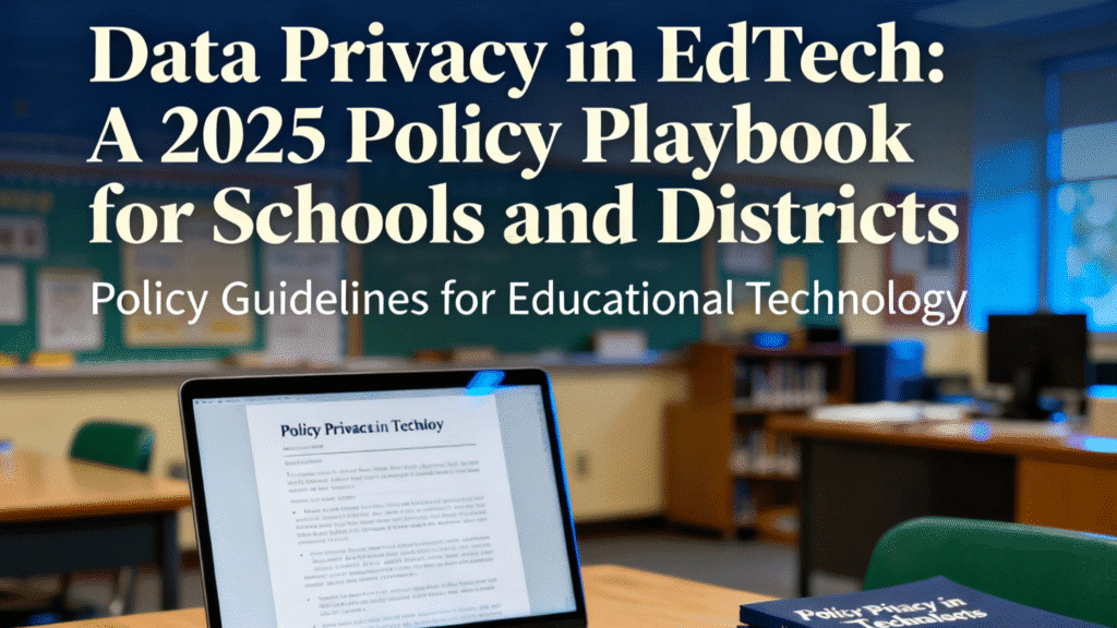 Data Privacy in EdTech: A 2025 Policy Playbook for Schools and Districts