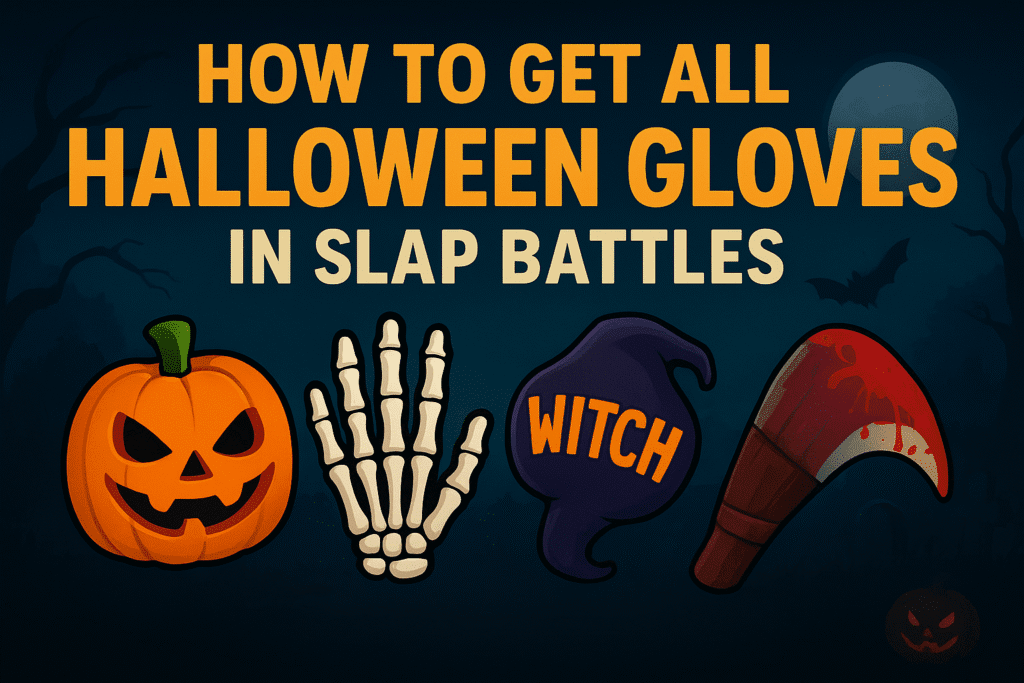 How to get all Halloween gloves in slap battles?