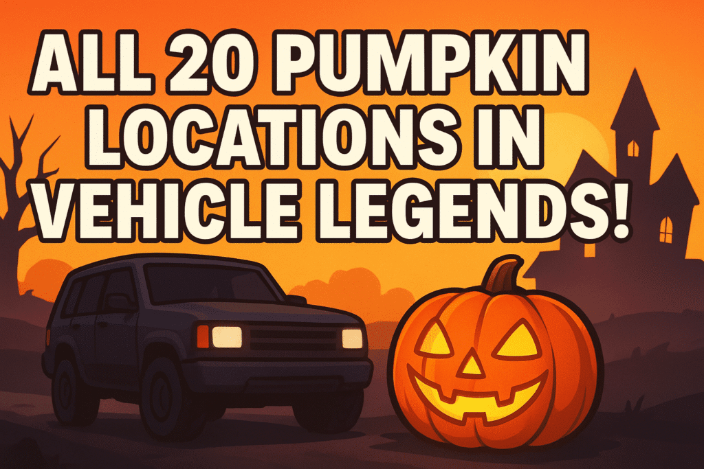 All 20 Pumpkin Locations in Vehicle Legends!