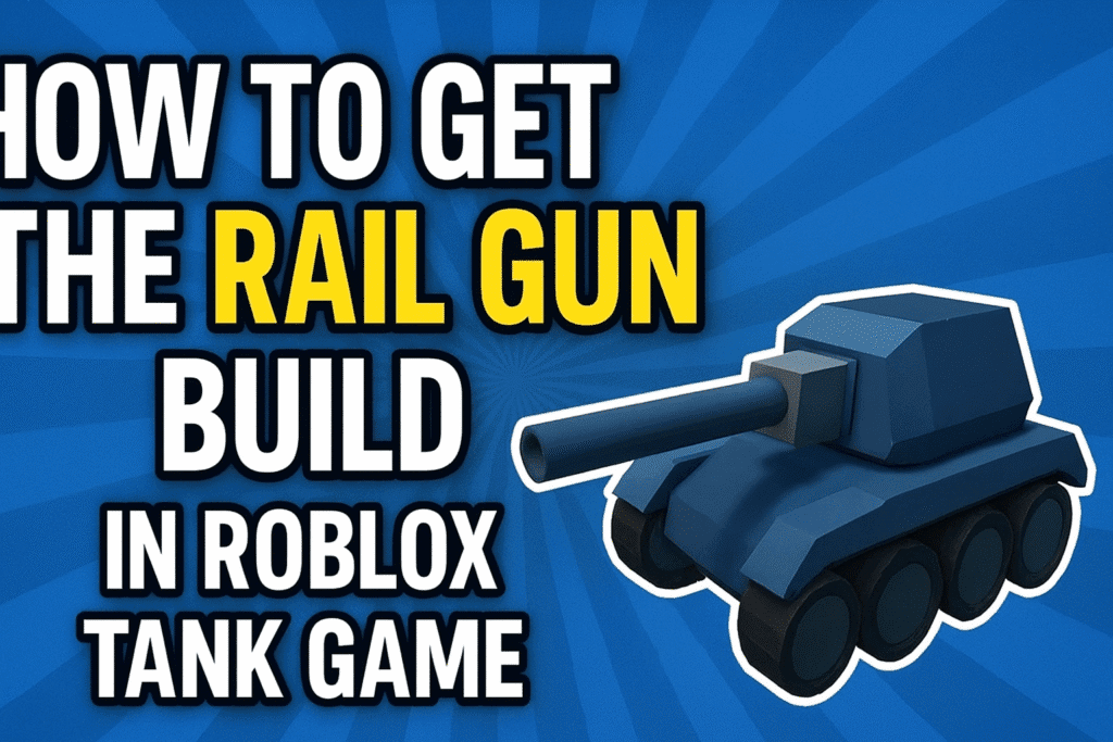 How to Get the Rail Gun Build in Roblox Tank Game