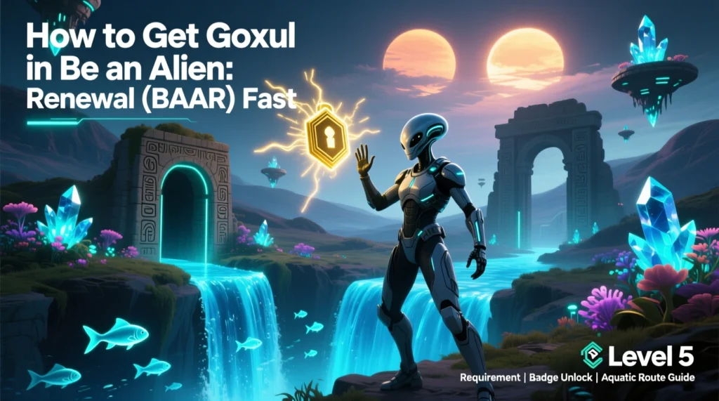 How to Get Goxul in Be an Alien: Renewal (BAAR) Fast: Level 5 Requirement, Badge Unlock, and Aquatic Route
