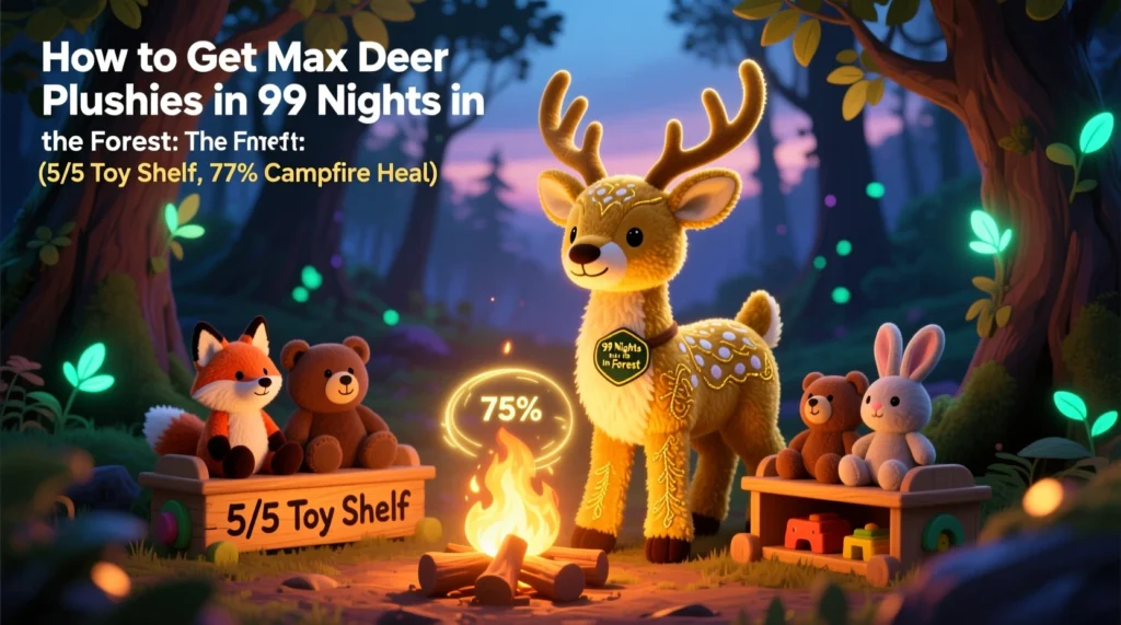 How to Get Max Deer Plushies in 99 Nights in the Forest