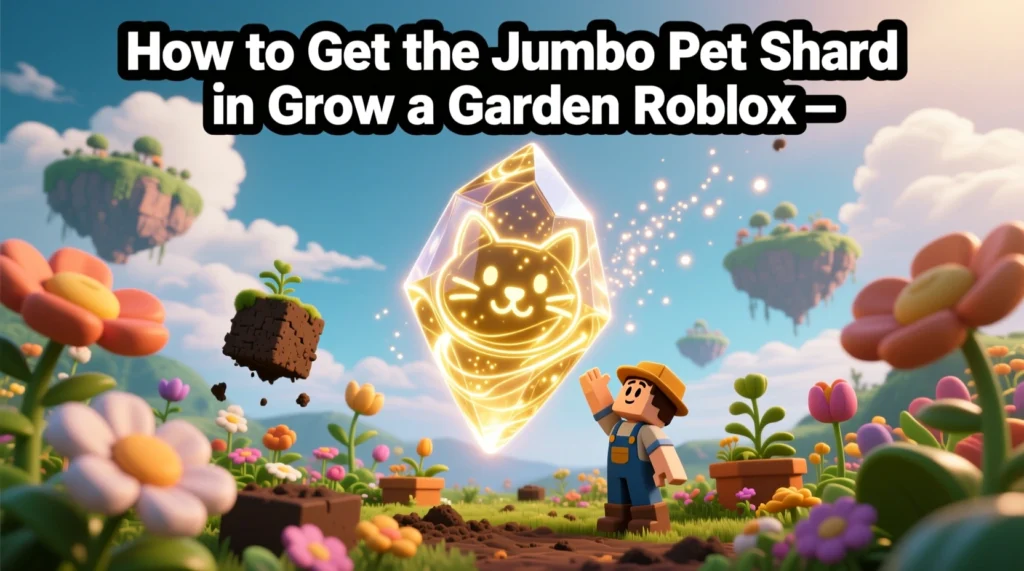 How to Get the Jumbo Pet Shard in Grow a Garden Roblox