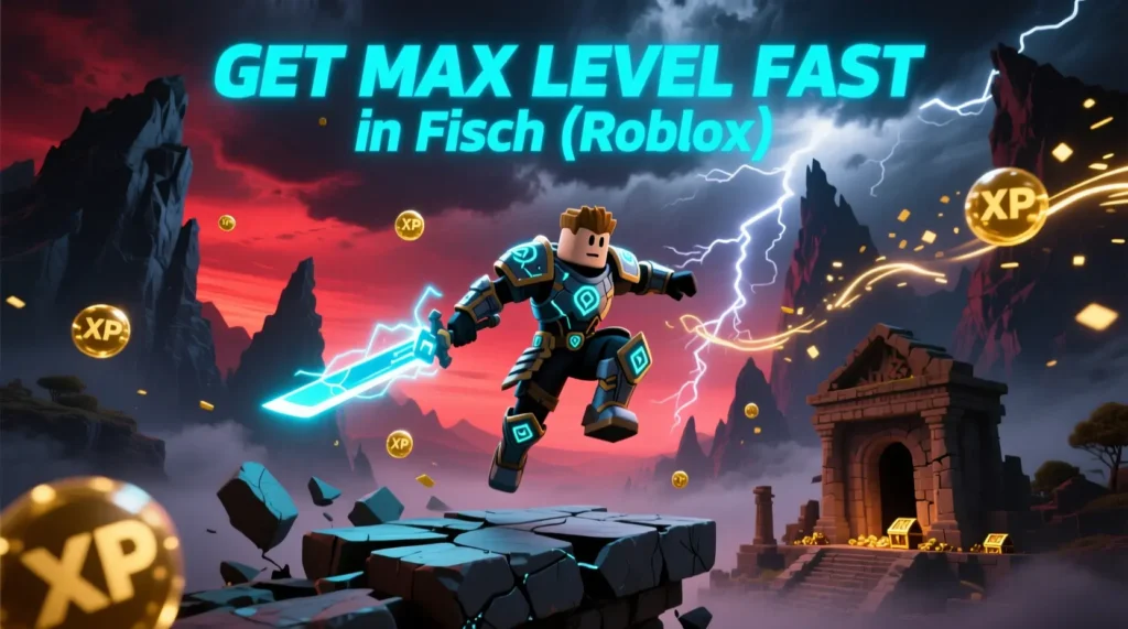 GET MAX LEVEL FAST in Fisch (Roblox) – Best Leveling Guide & XP Farming Methods