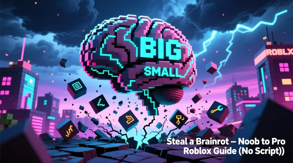 BIG TO SMALL BLOCKS in Steal a Brainrot – Noob to Pro Roblox Guide (No Script)