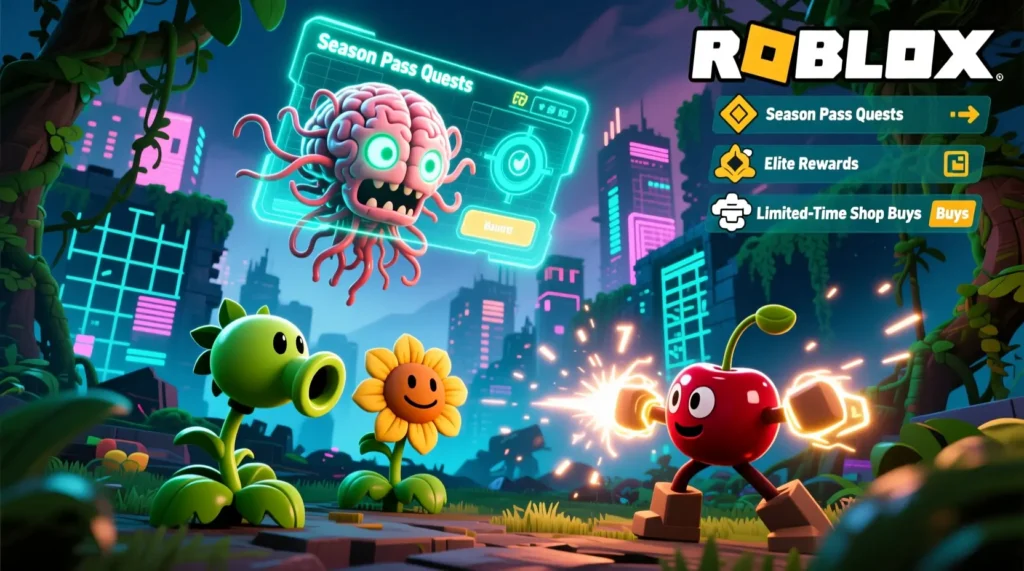 Full Guide for Season Pass in Plants Vs Brainrots Roblox – Best Quests, Rewards & Shop Buys​​