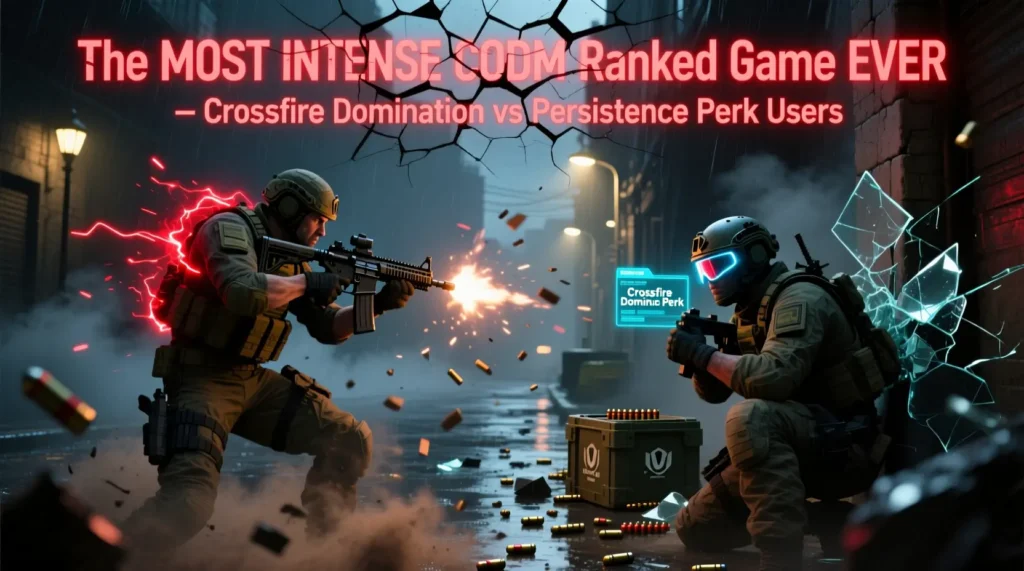 The MOST INTENSE CODM Ranked Game EVER – Crossfire Domination vs Persistence Perk Users