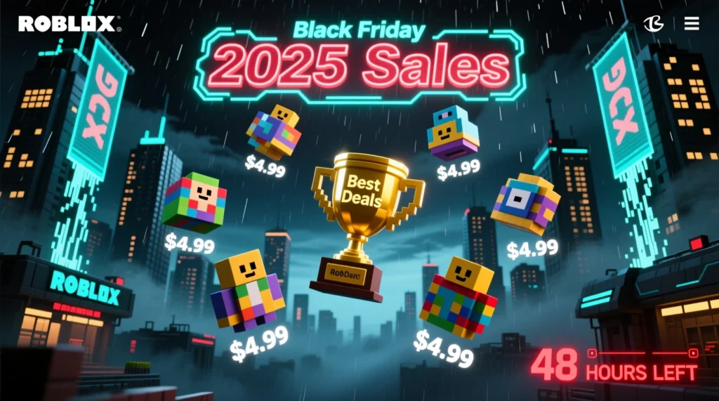 Roblox Black Friday 2025 Sales Items List: All 8 Returning UGCs, Prices, Dates, and Best Deals