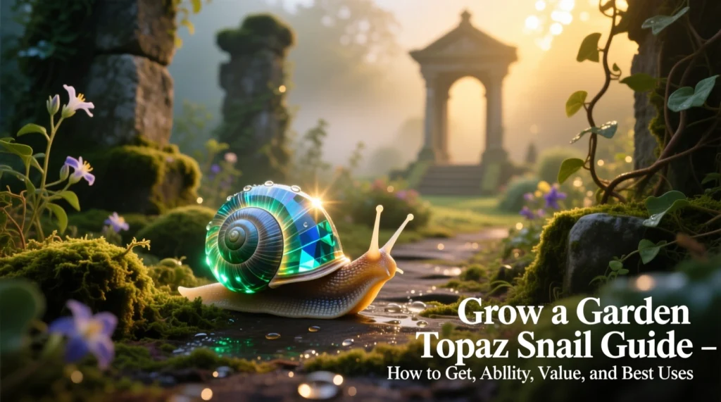 Grow a Garden Topaz Snail Guide