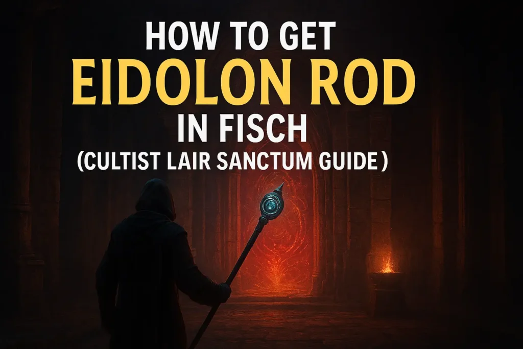 How To Get Eidolon Rod in Fisch (Cultist Lair Sanctum Guide)
