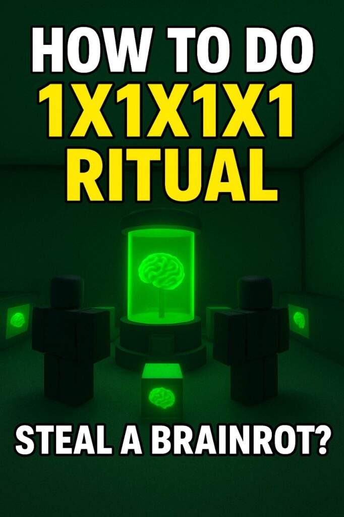 How To DO 1X1X1X1 RITUAL In Steal A Brainrot?
