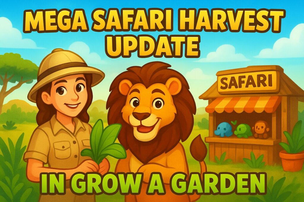 Mega Safari Harvest Update In Grow a Garden