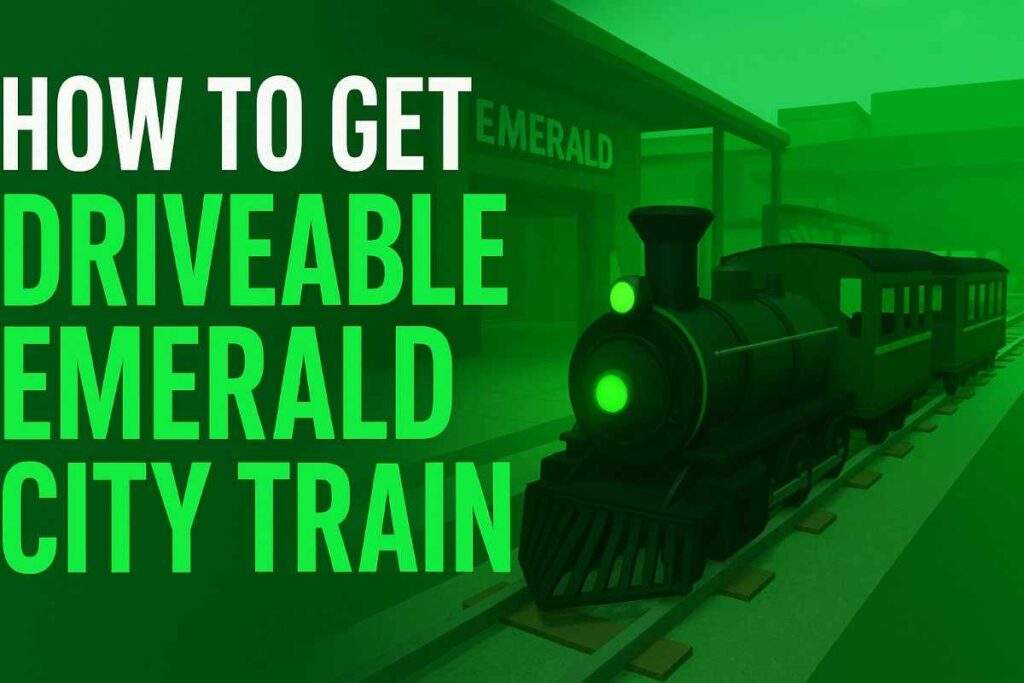 How to get Driveable Emerald City Train