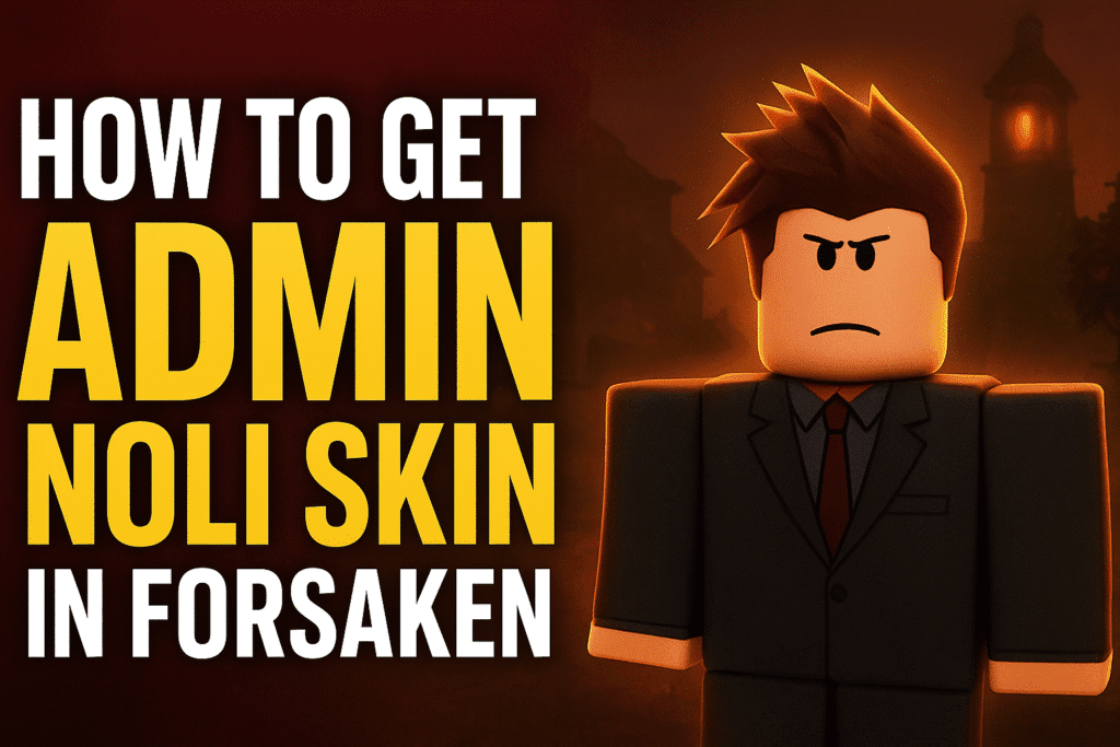 How To Get Admin Noli Skin in Forsaken