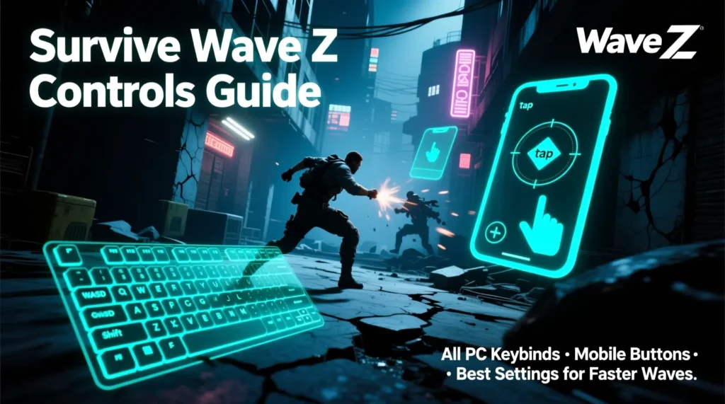 Survive Wave Z Controls Guide – All PC Keybinds, Mobile Buttons, and Best Settings for Faster Waves