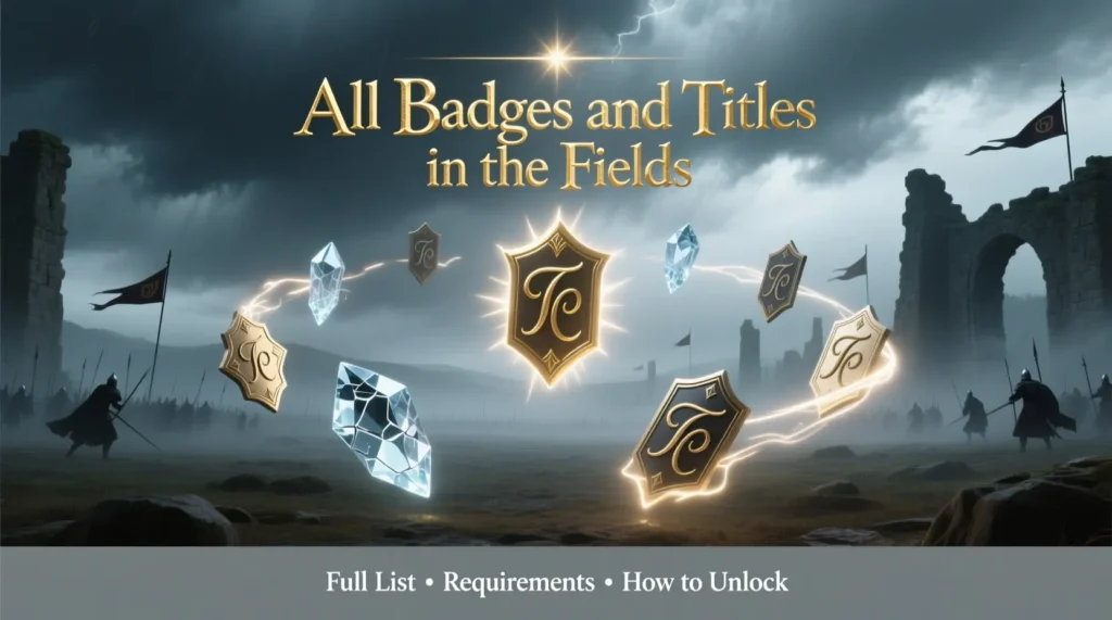 All Badges and Titles in the Fields – Full List, Requirements, and How to Unlock Them