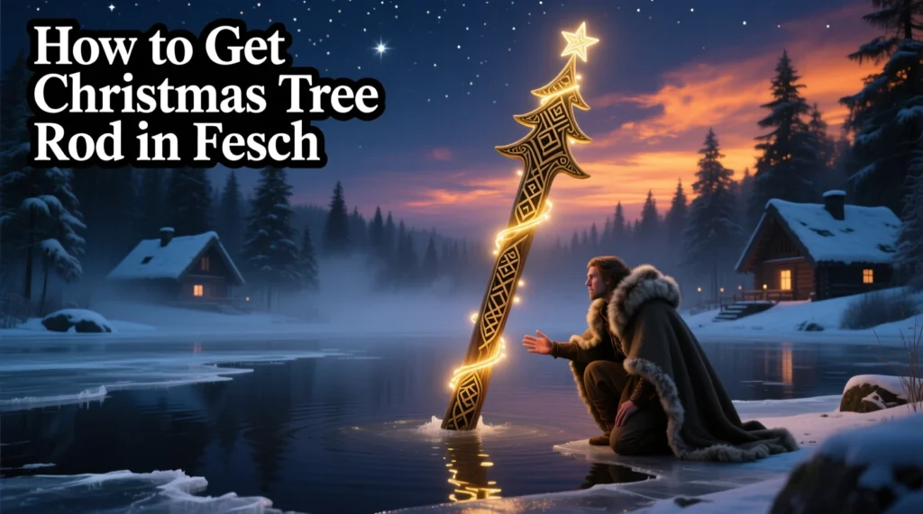 How to get Christmas Tree Rod in Fisch