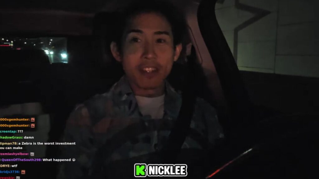 Nick Lee is facing criticism (Source: NickLee/Kick)