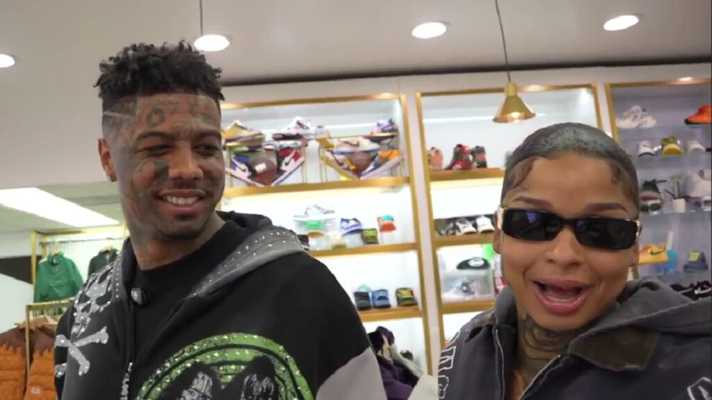 Blueface in Chrisean Rock