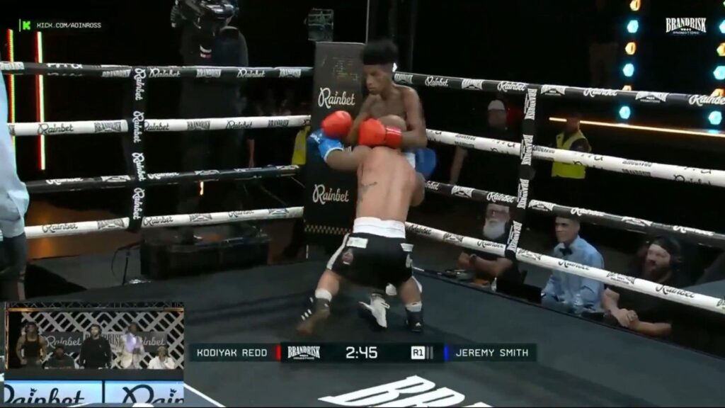 Kodiyak Redd fighting Jeremy Smith (Image via Kick/AdinRoss)