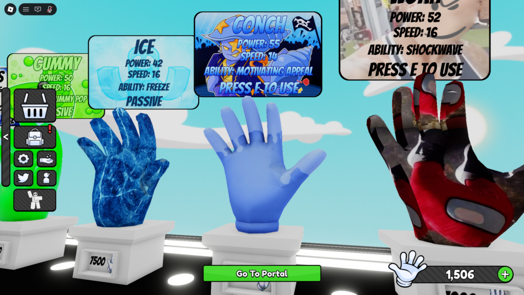 Conch Glove in Slap Battles (Image via Roblox Corporation)
