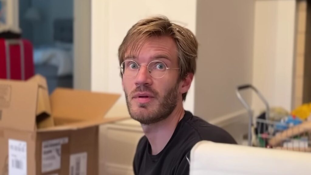 Internet reacts to PewDiePie's son wearing a dress (Image via YouTube/@PewDiePie)