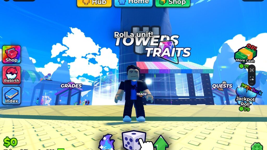 All Traits in Anime Dice (Image via Roblox Corporation)