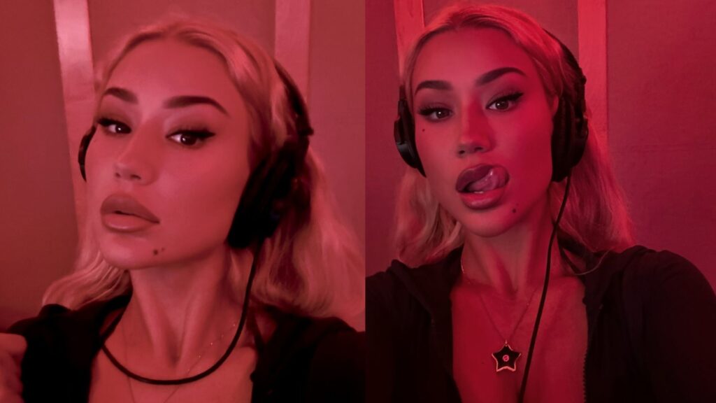 Iggy Azalea reveals she's back in the studio (Images via X/@IGGYAZALEA)