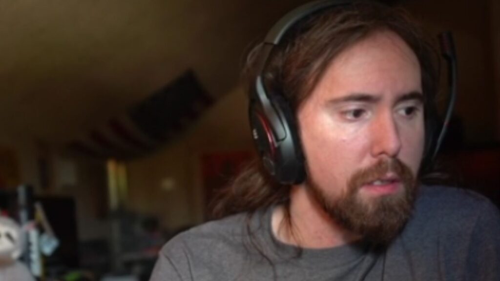 Popular streamer talks about the France protests (Image via Kick/@asmongold)