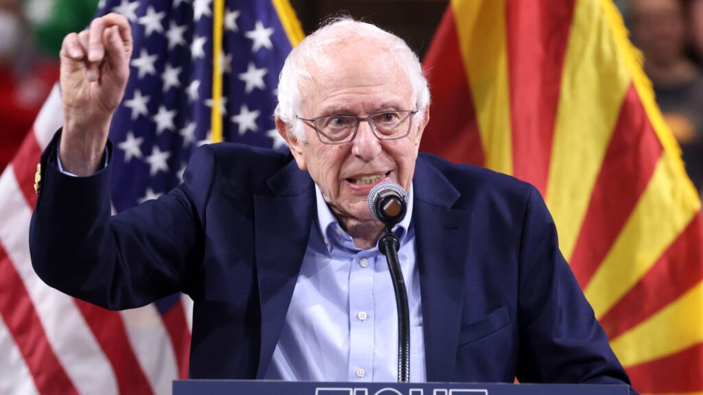 Bernie Sanders reacts to Trump's remarks (Image via Wikimedia Commons/Gage Skidmore)