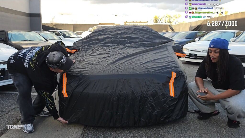 The streamer shared he has big plans for his new car (Image via Twitch/Agent00)