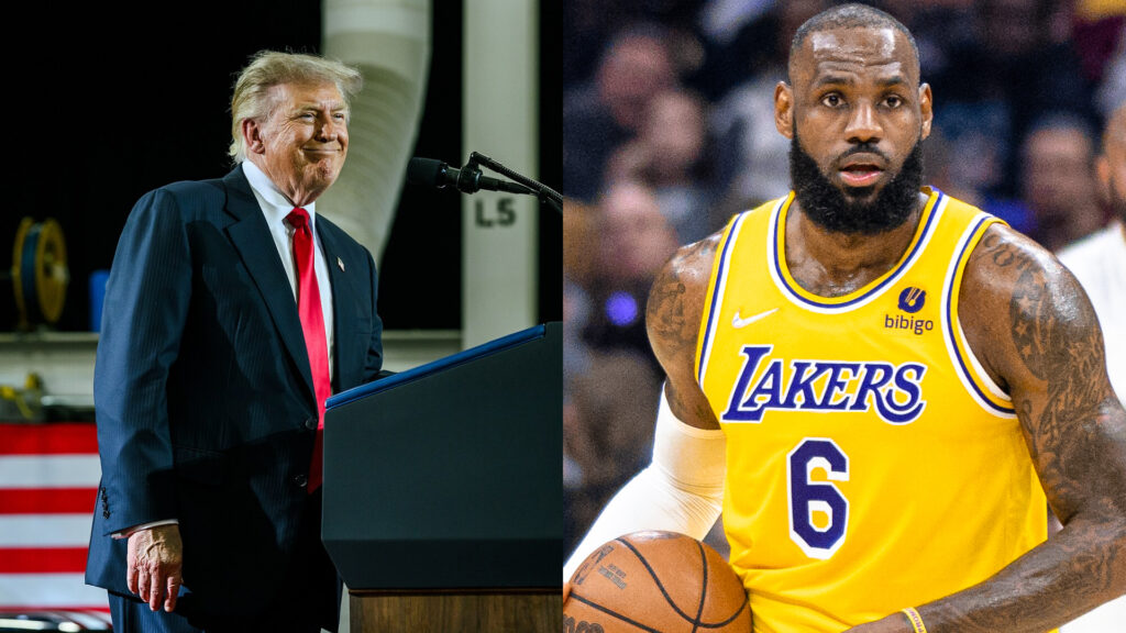 Trump's old remark about LeBron James playing in the WNBA go viral (Image via White House, Erik Drost/Flickr)
