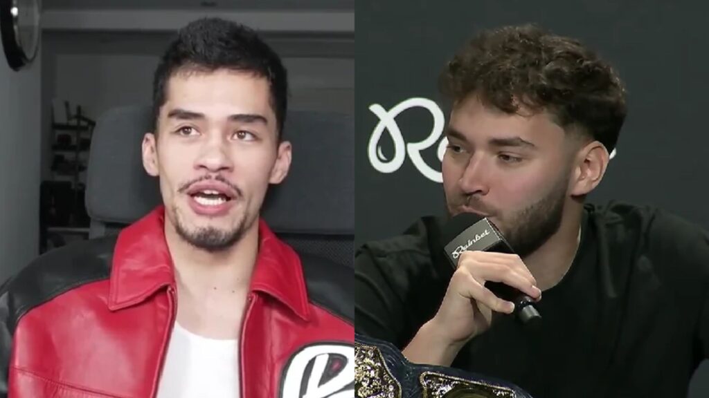 Sneako responds to Adin Ross (Images via Kick / @sneako and YouTube / @AdinRoss)